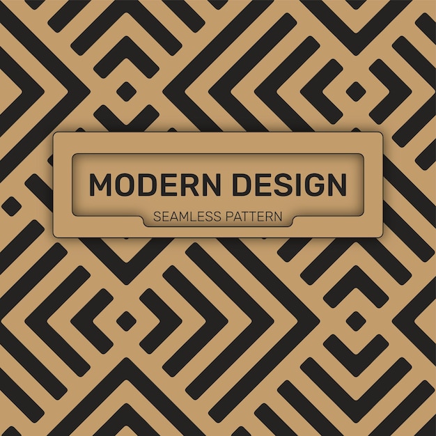 Gratis vector naadloze goud modern design patroon geometrische vormen