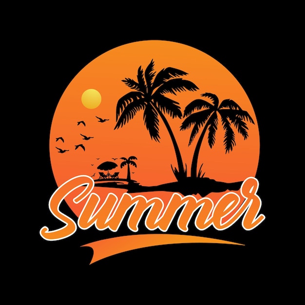 Gratis vector surf festival zomer banner voor surf T-shirt