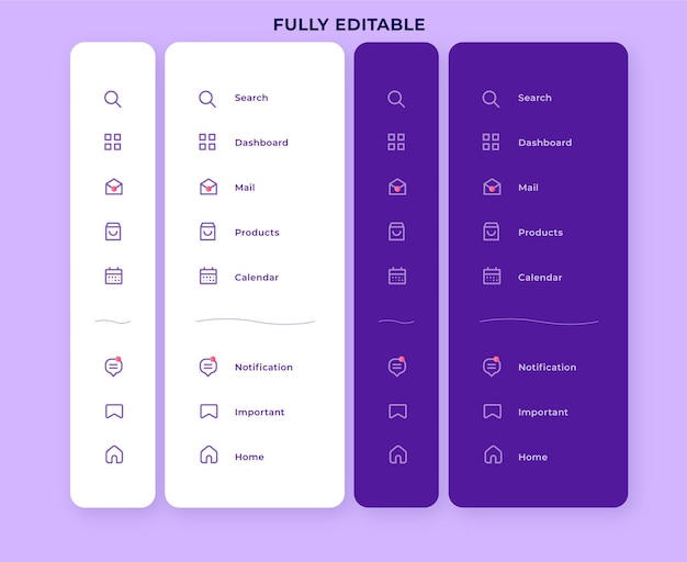 Gratis vector ui ux-kit voor apps