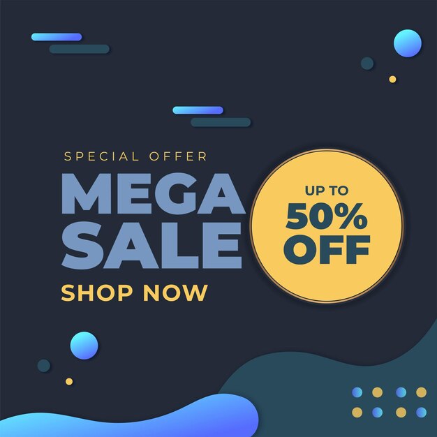 Gratis vector verloop mega verkoop achtergrond