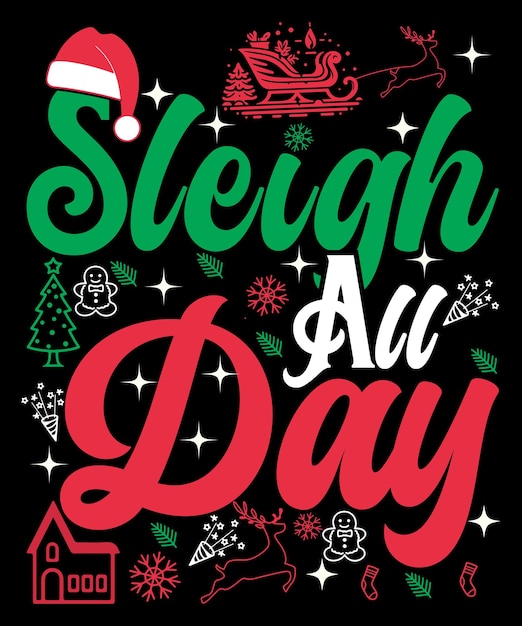 Gratis vector vrolijke kerstletterontwerp