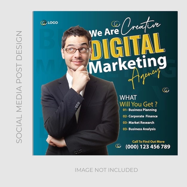 Gratis vector webinar sociale media post sjabloonontwerp