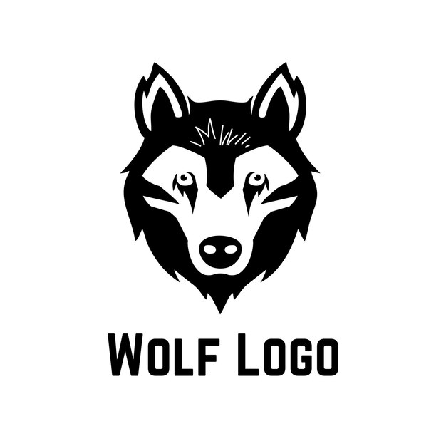 Gratis vector wolf logo collectie