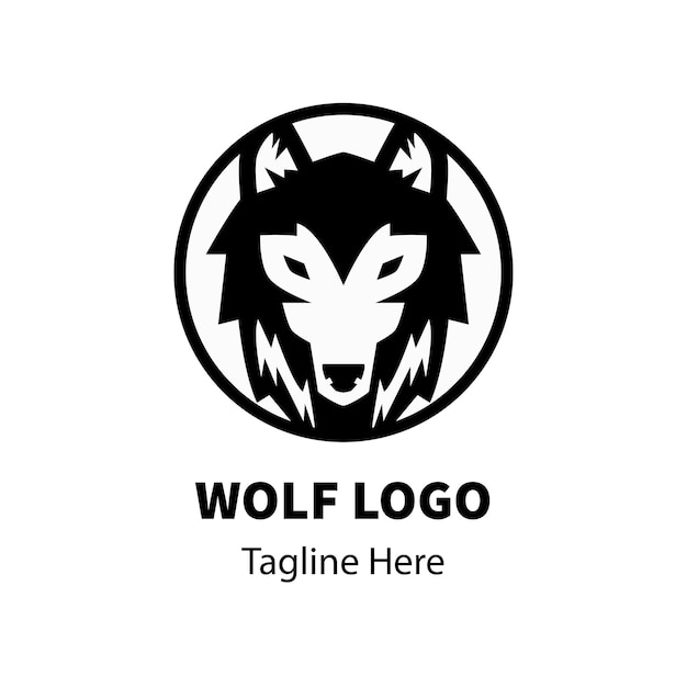 Gratis vector wolf logo collectie