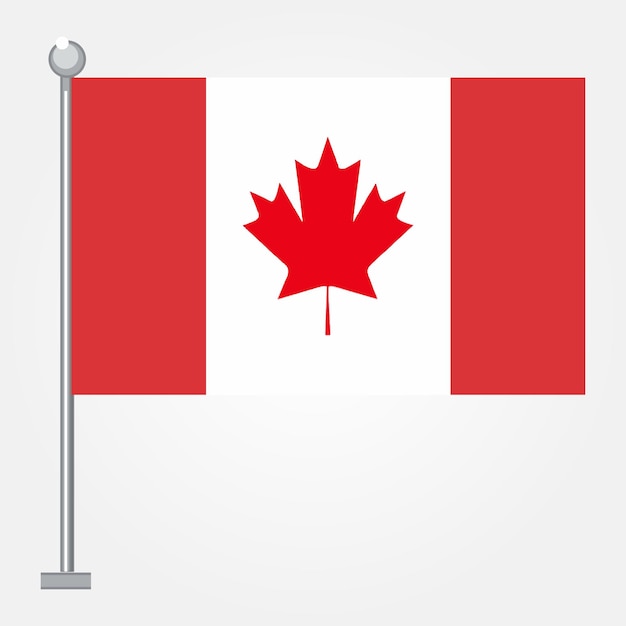 Gratis vectorillustratie van de vlag van Canada