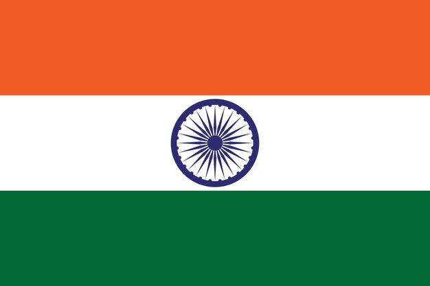 Gratis vectorillustratie van de vlag van India