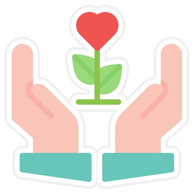 Gratitude Line Illustration