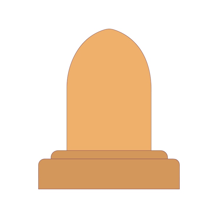 वेक्टर grave with a tombstone vector isolated on white background. halloween vector.