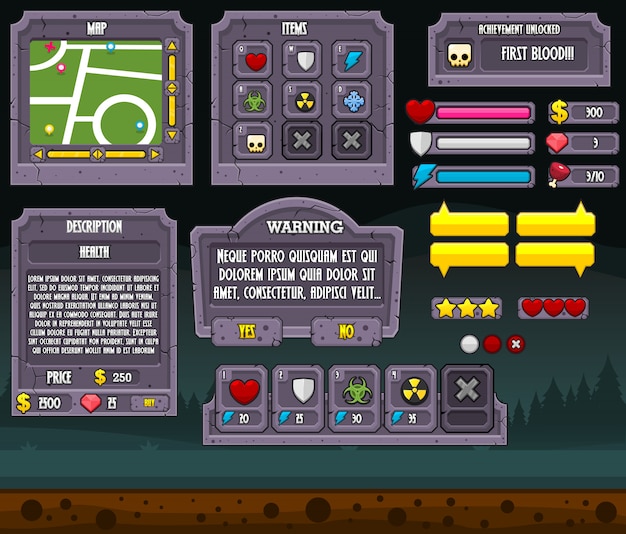 Graveyard game gui