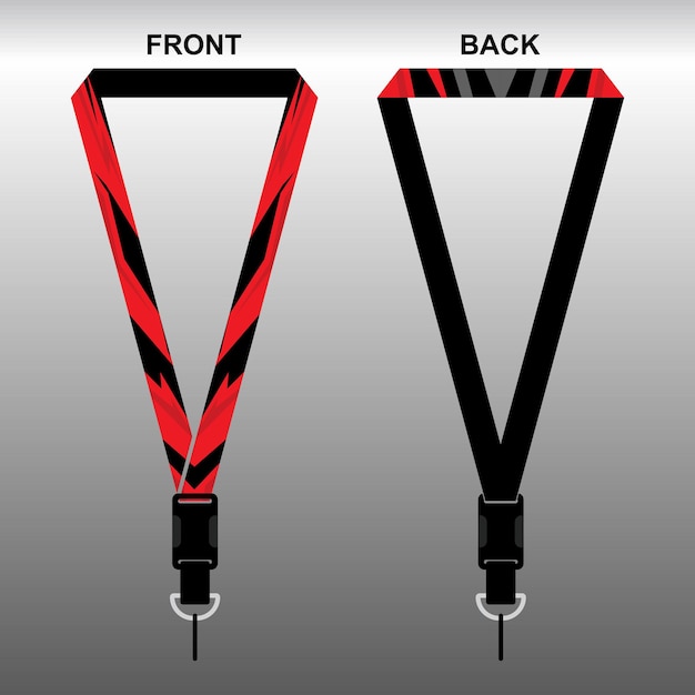 Gravis racing motief lanyard vector design