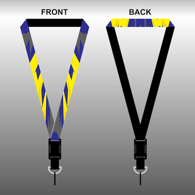 gravis racing motif lanyard vector design