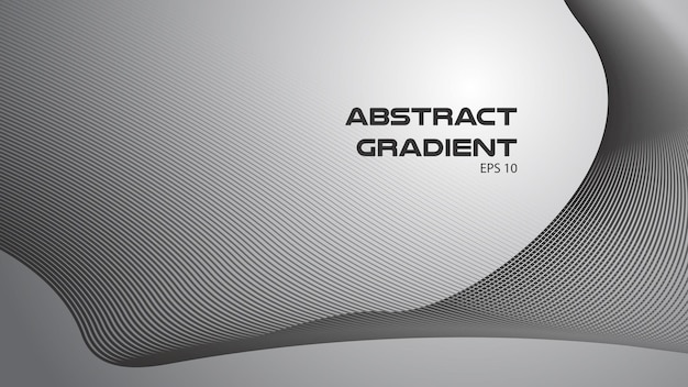 gray abstract background with curve line for backdrop or presentation