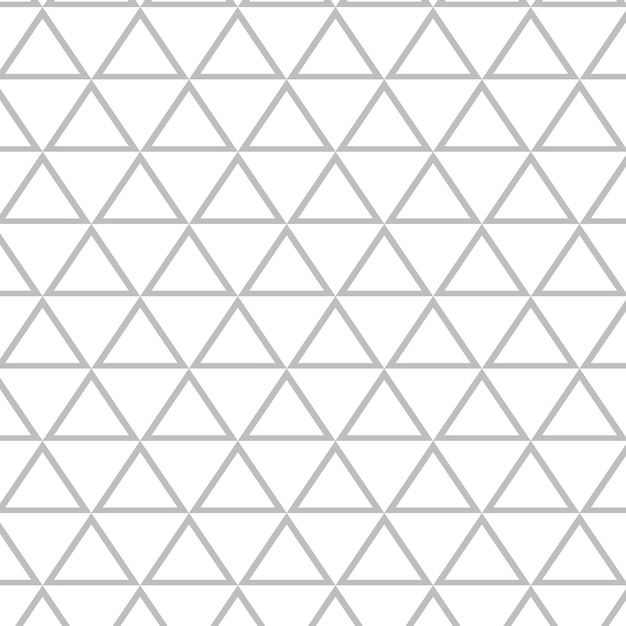 a gray background with triangles in white