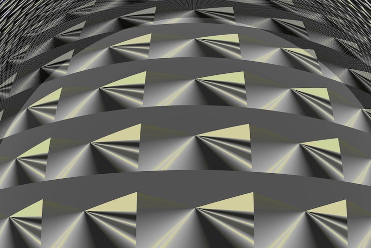 Vector a gray and black diamond shaped wall