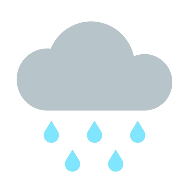 a gray cloud with rain drops on it