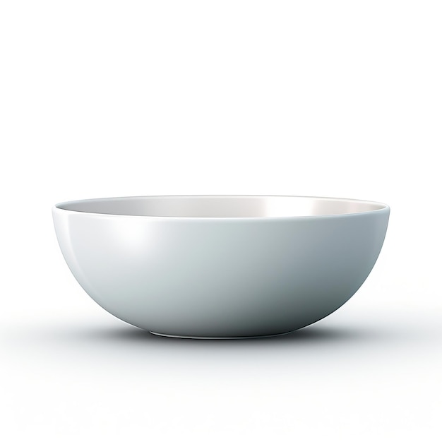 Vector gray color bowl gradient vector white background isolated