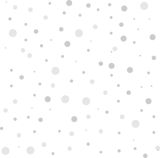 Sfondo bianco punti grigi come fiocchi di neve. modello per il web dell'app di social networking, neonato.