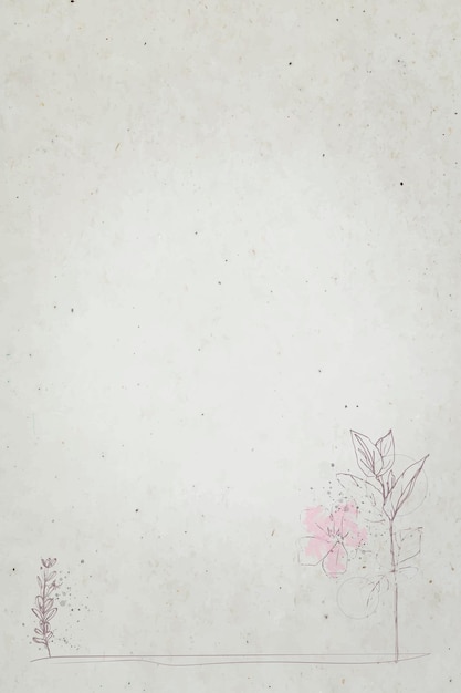 ベクトル 灰色の花柄フレームデザインベクトル