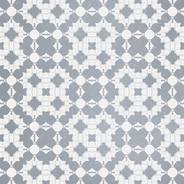 Vector gray flower fabric ikat pattern background, seamless aztec idian fashion boho geometric abstract