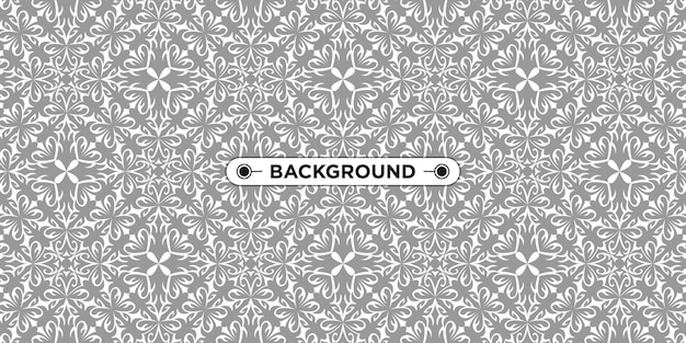 gray geometric pattern elegant mandala ethnic background