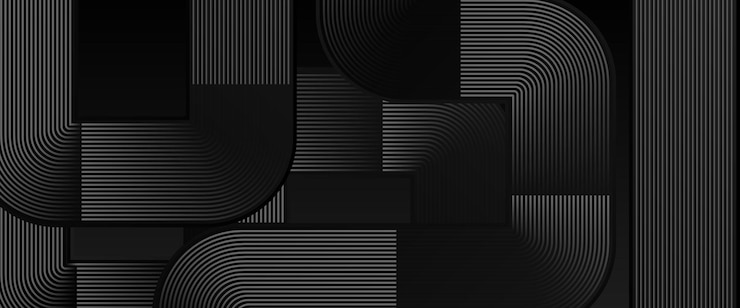 Vector gray grey and black dark vector abstract tech futuristic modern 3d line background vector illustration for business corporate institution party festive seminar and talks