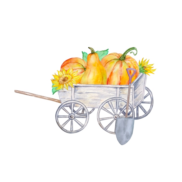 Gray harvest wagon