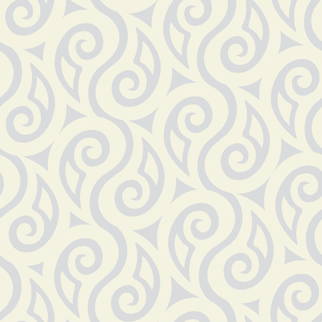 Vector gray ornamental print decorative vector seamless pattern repeating background tileable wallpaper