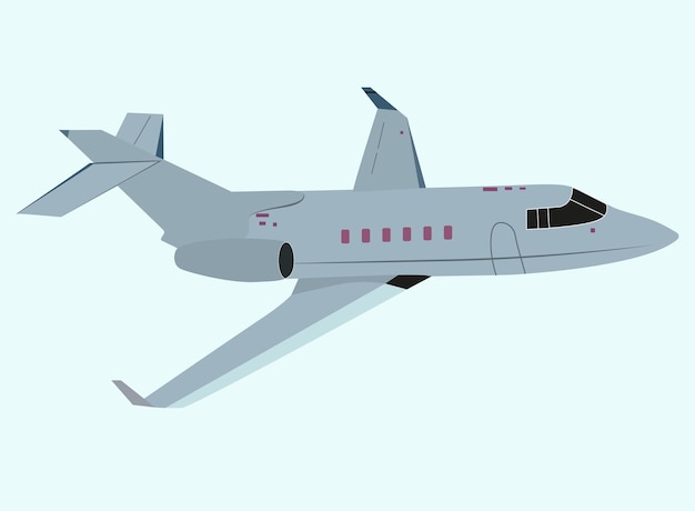 Vector gray plane