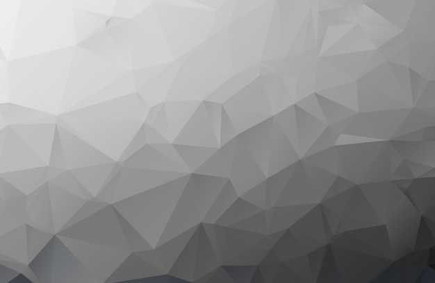 Gray polygonal mosaic paper background, vector illustration