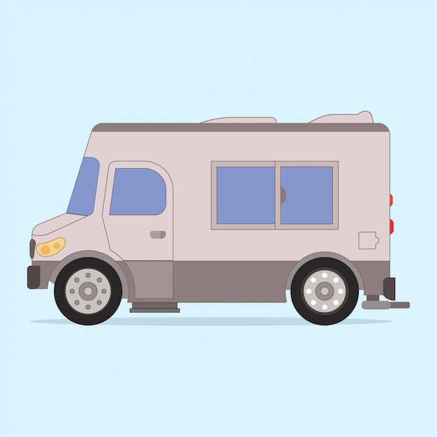 Gray Truck illustration