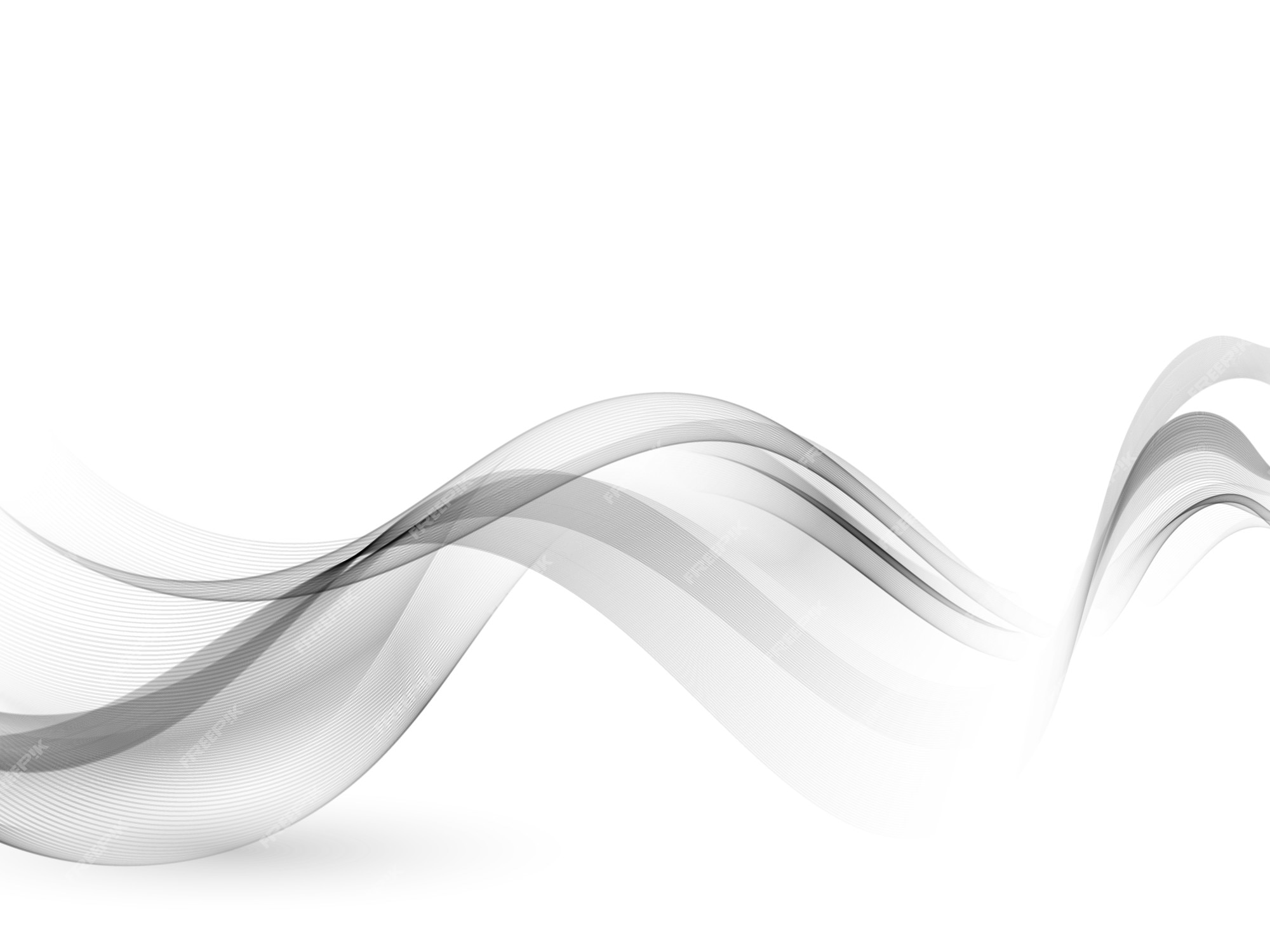 Premium Vector | Gray waving background grey wave flow
