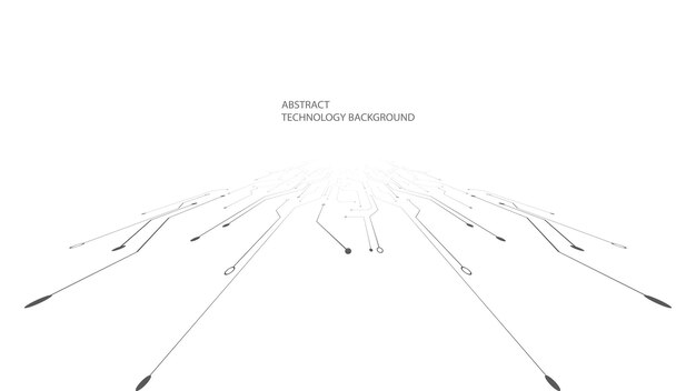 灰色の白い背景画像、技術背景デザイン、通信接続。