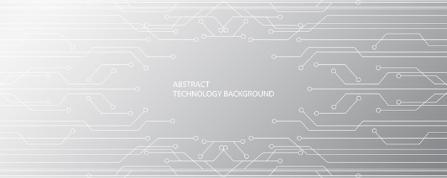 Gray and white technology background image Line design for communication connections in digital