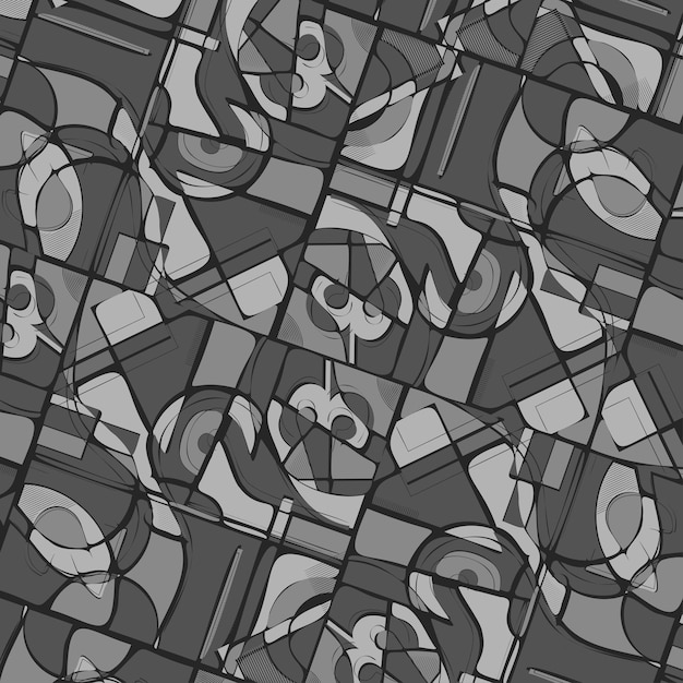 Абстрактный геометрический фон в оттенках серого