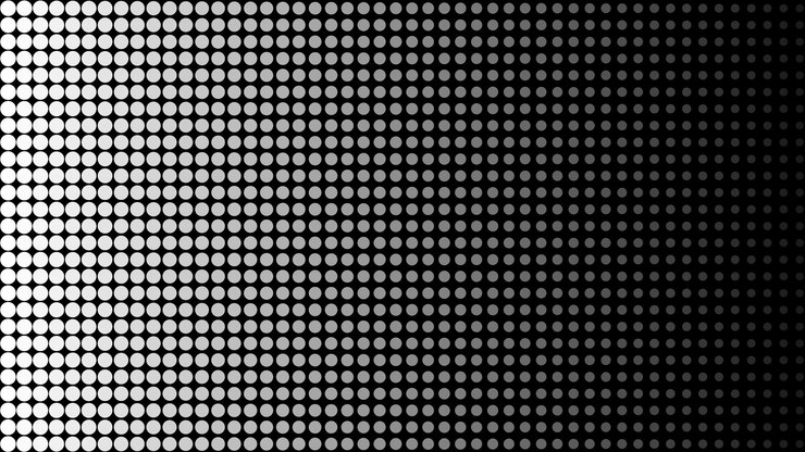 Vector grayscale dot matrix texture