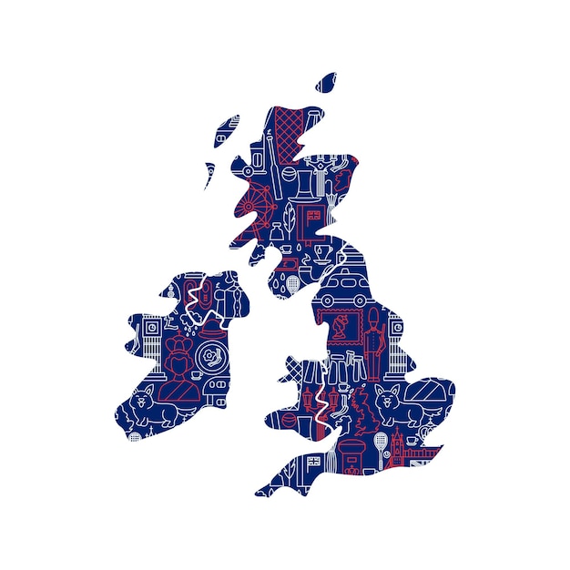 Great Britain Country Line Borders