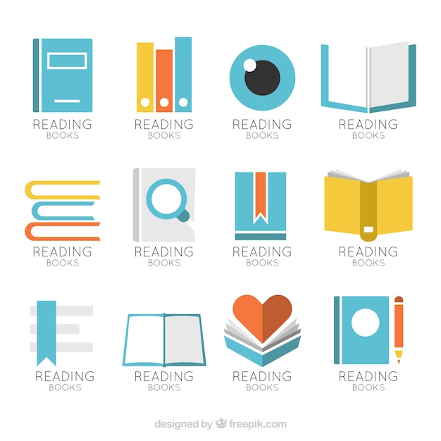 Great collection of book logos