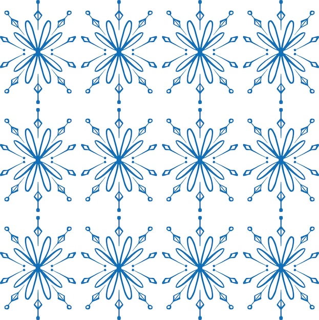 Vector great flooring flowers pattern design