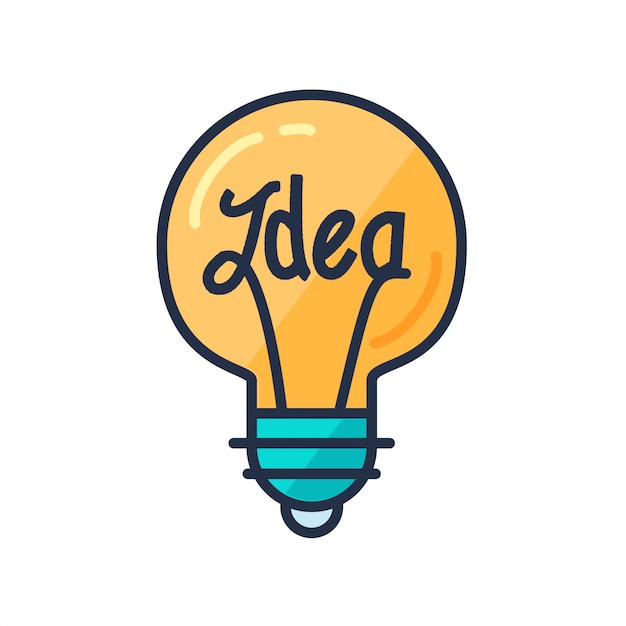 Vector great idea clip-art bulb