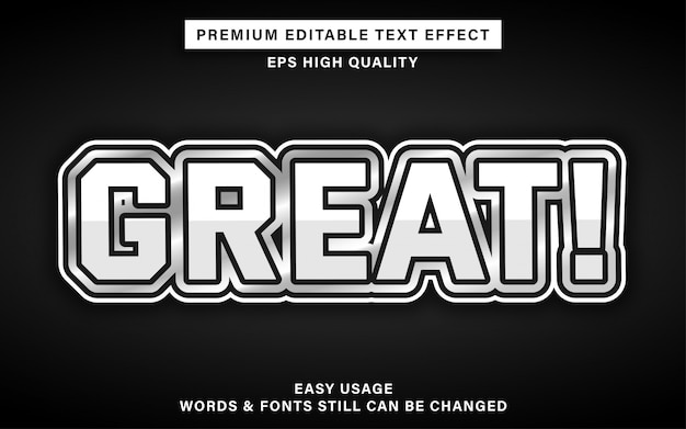 Great luxury editable text style effect