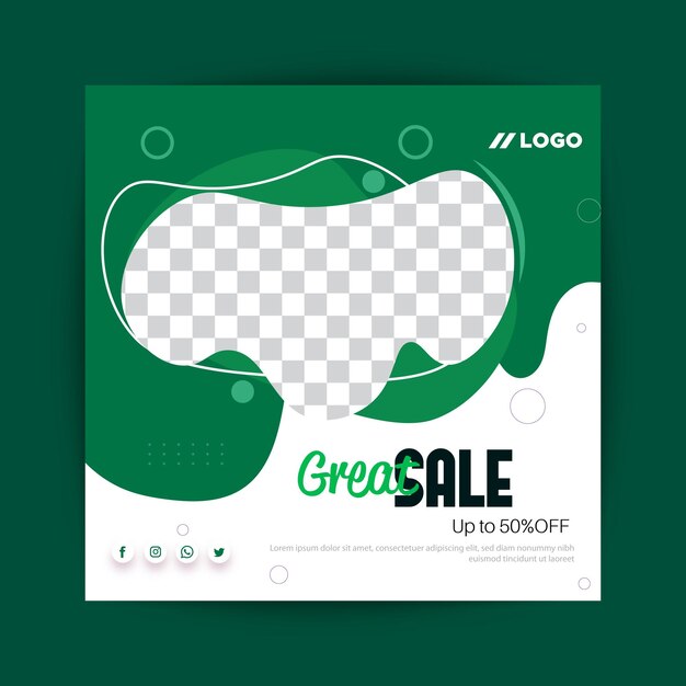 Great Sale sale banner template and special offer product offer template Vector