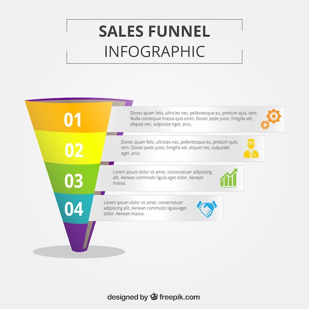 Vector great sales infographic template