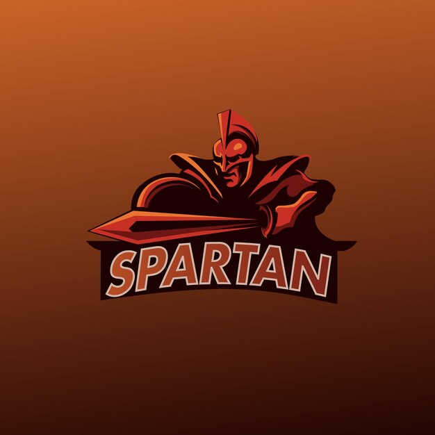 great spartan vector for mascot, emblem, logo