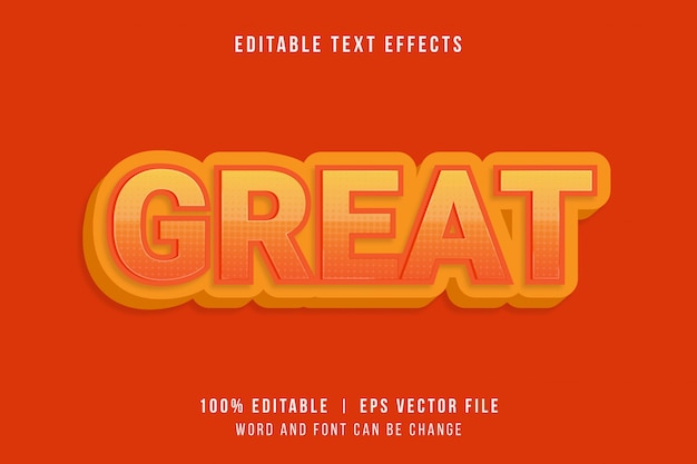 Great with  style text effect