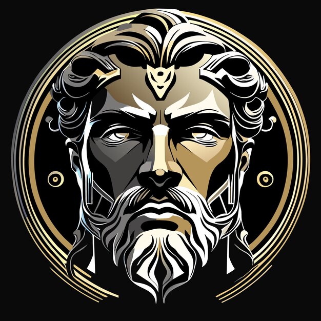 Vector greek heritage portraits pack