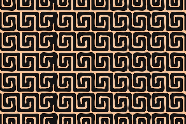 ギリシャのキー パターン背景ビンテージ ベクトル パターン