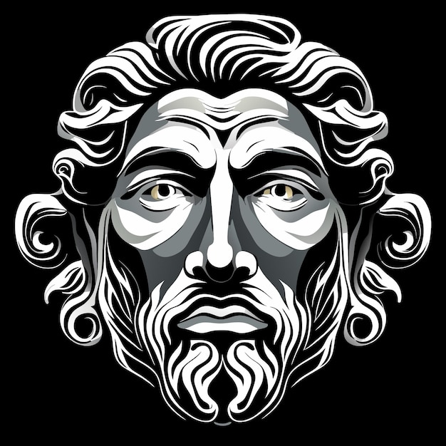 Vector greek mythology characters set