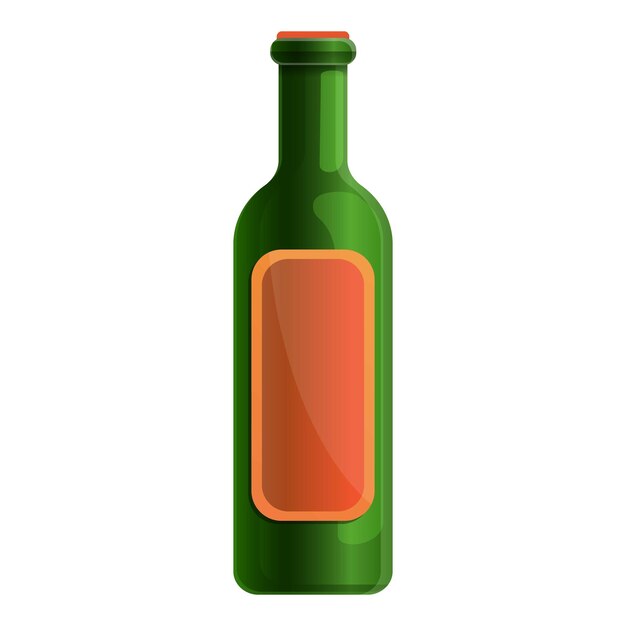 Greek oil bottle icon Cartoon of greek oil bottle vector icon for web design isolated on white background
