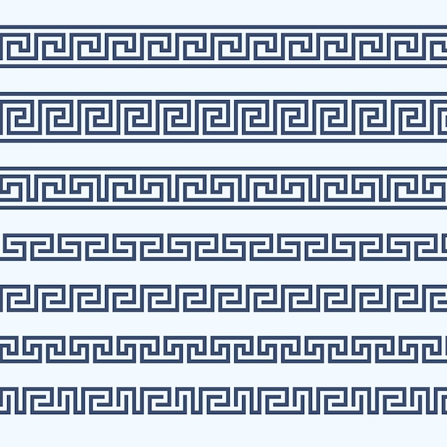 Vector greek pattern border - grecian ornament