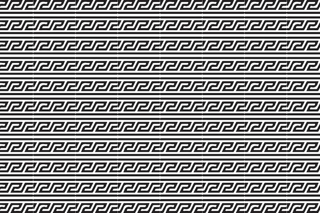 Vector greek roman pattern border decorative ornament ancient greek meander textile design wave